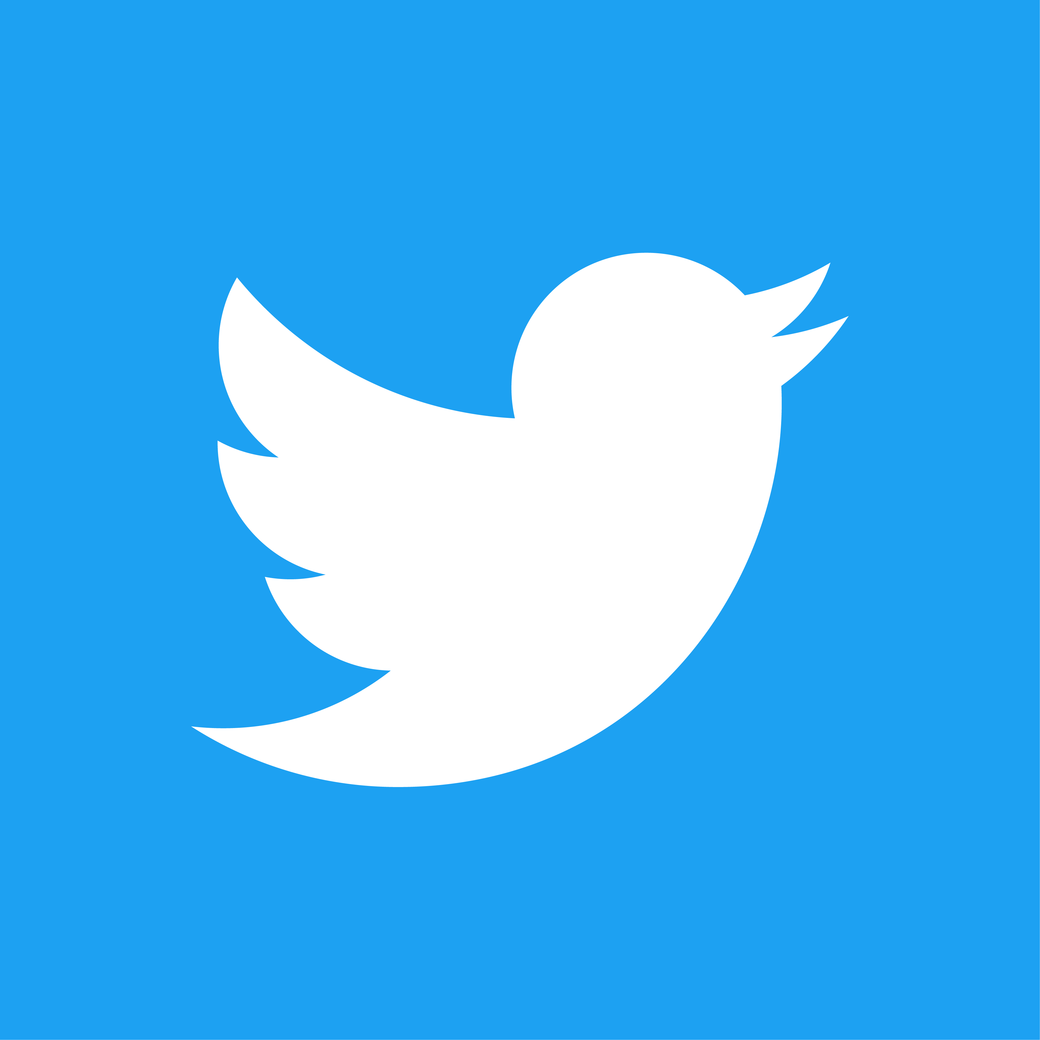 Twitter logo tile