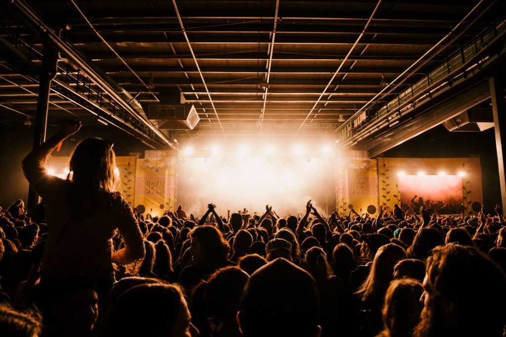 View of inside a nightclub.