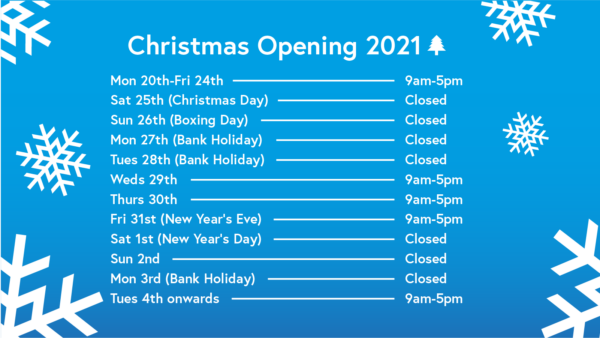 Christmas Opening 2021